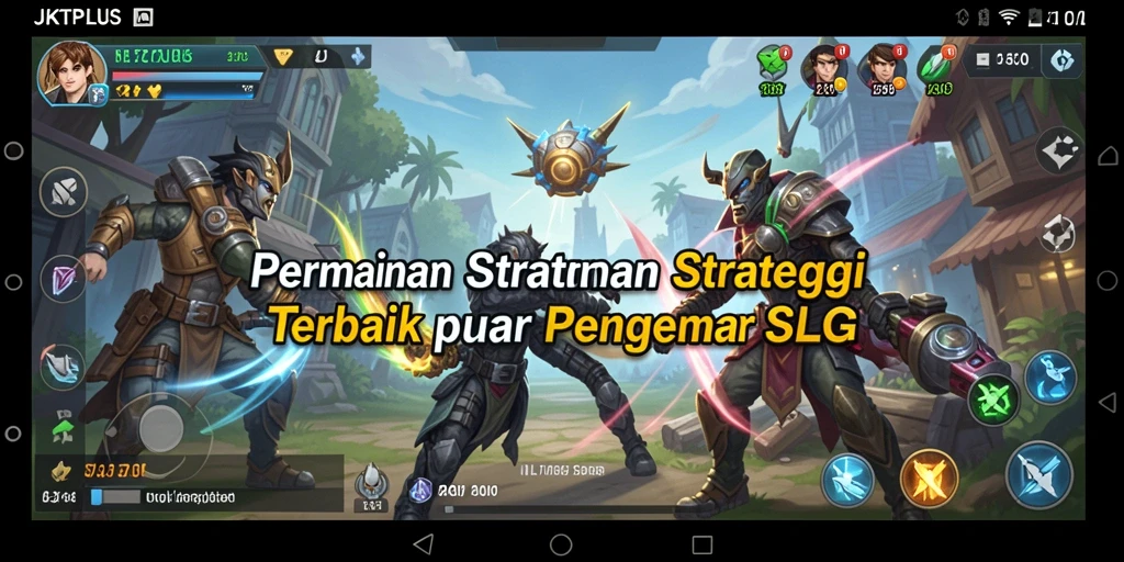 Tampilan gameplay menarik dengan aksi strategi dalam JKTPLUS.