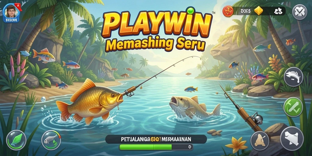 Tangkapan ikan besar dalam gameplay PLAYWIN yang seru.