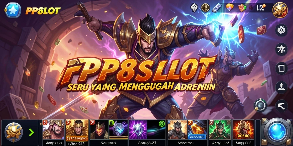 Gameplay PP8SLOT yang mendebarkan dalam pertarungan sengit.