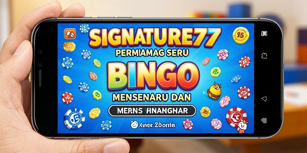 Tampilan permainan Bingo di SIGNATURE77 yang menarik dan interaktif.